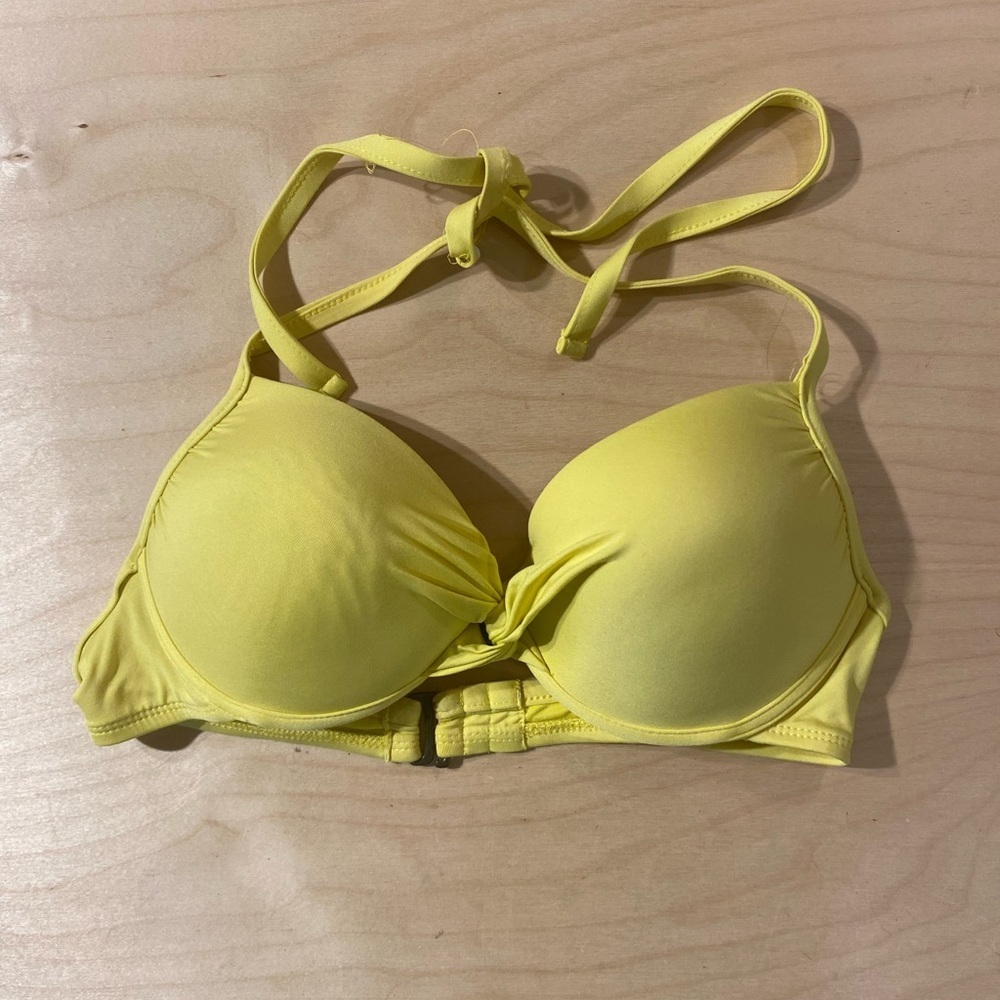 STYLUS Yellow Bikini Top Small (DS)